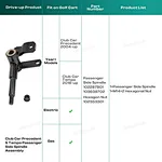 golf cart spindle assembly